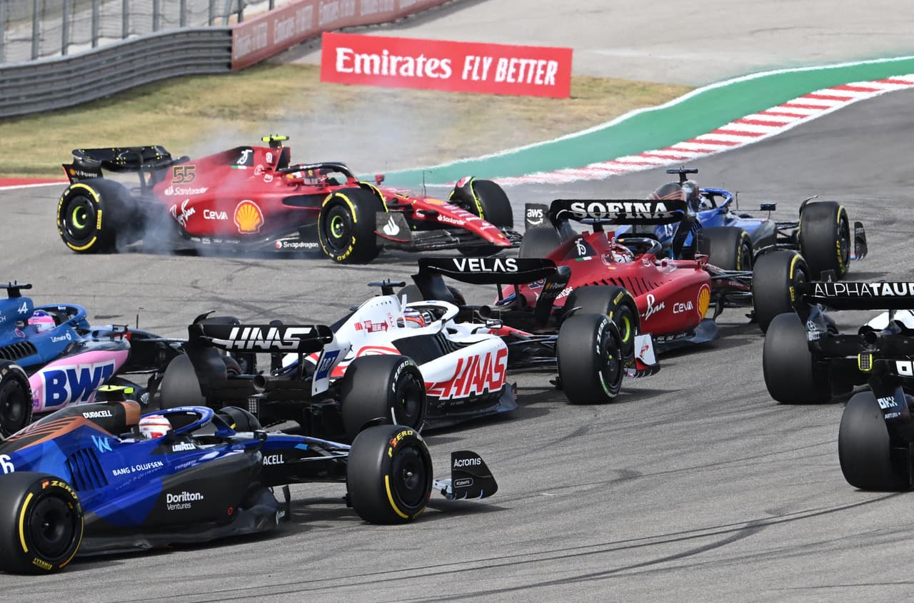 Brad Pitt, Pharrell Williams y Ed Sheeran atestiguaron el triunfo de Red Bull en el GP de Estados Unidos.