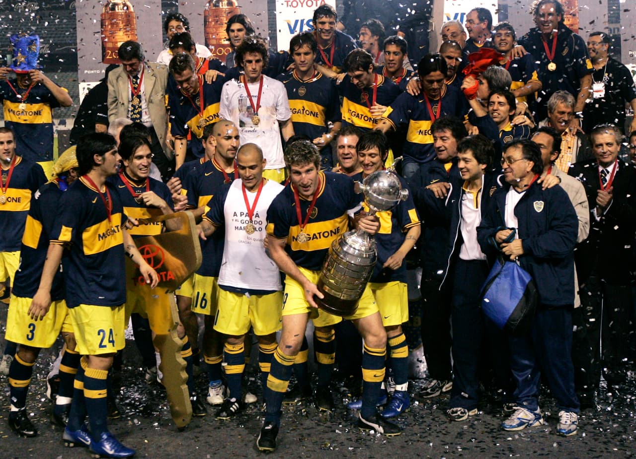 5. Boca Juniors (Argentina / Conmebol) - 18 títulos: 6 Libertadores, 4 Recopas, 3 Intercontinentales, 2 Sudamericanas, una Joao Havelange, una Copa Máster y una Nicolás Leoz.