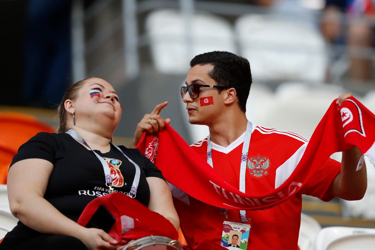 Orgullo, pasión y esperanza. Tres elementos con los que aficionados tanto de Panamá como de Túnez acudieron a Mordovia Arena para apoyar a los suyos y volver a casa con una alegría qué contar.
