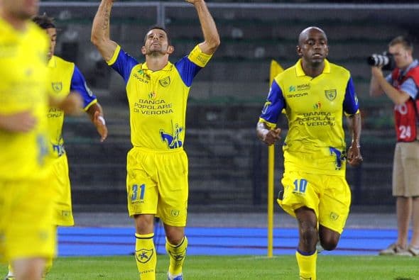 Otro equipo que sacó los tres puntos en su primer encuentro de la Liga italiana fue el Chievo Verona.