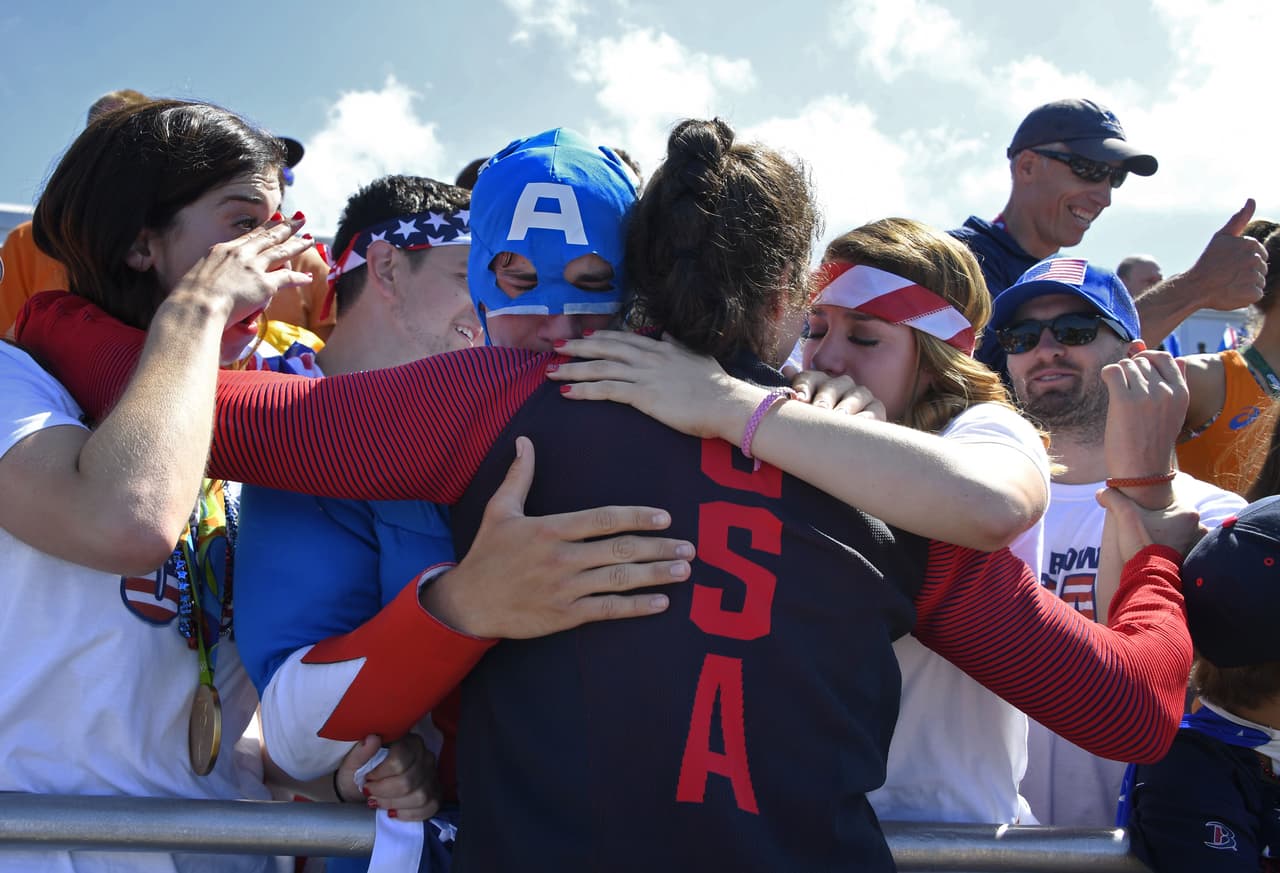 Hasta el 'Capitán América' muestra sus sentimientos en estos Juegos Olímpicos.