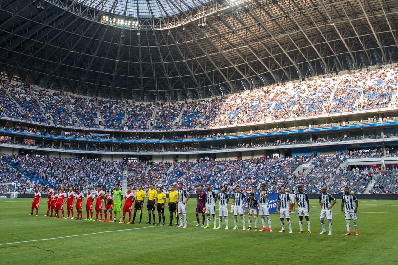 Estadio BBVA Bancomer: 46,130 espectadores.