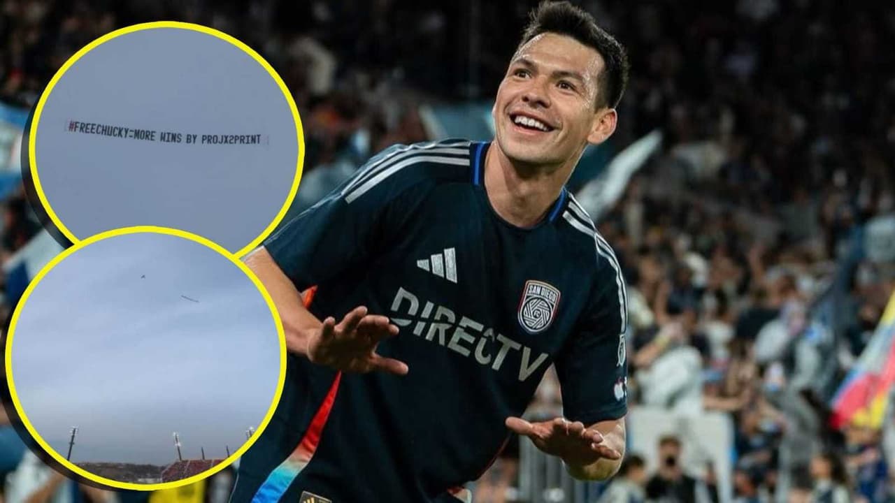 Afición pide regreso de Hirving Lozano con avioneta en San Diego