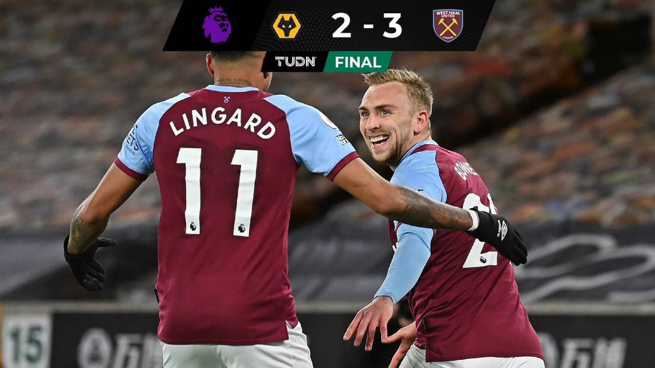 West Ham se mete a zona de Champions a costa de los Wolves