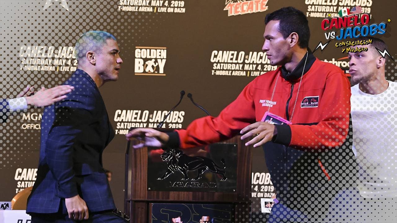 La conferencia de prensa con la presentación de la cartelera previa de la función Canelo vs Jacobs tuvo mucha tensión entre varios de los pugislistas en Las Vegas, Estados Unidos.