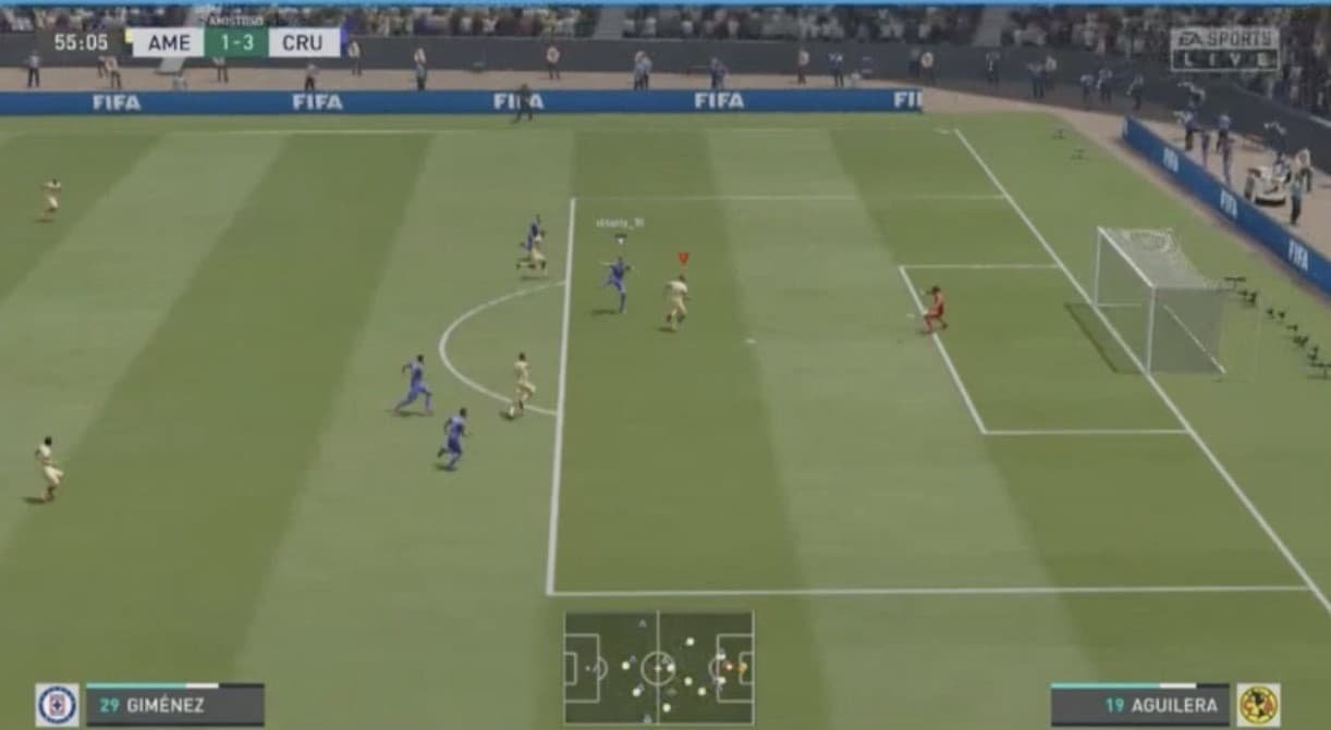 Santiago Giménez y la Máquina fueron los encargados de darle un baile y una goleada a las Águilas de Nicolás Benedetti.