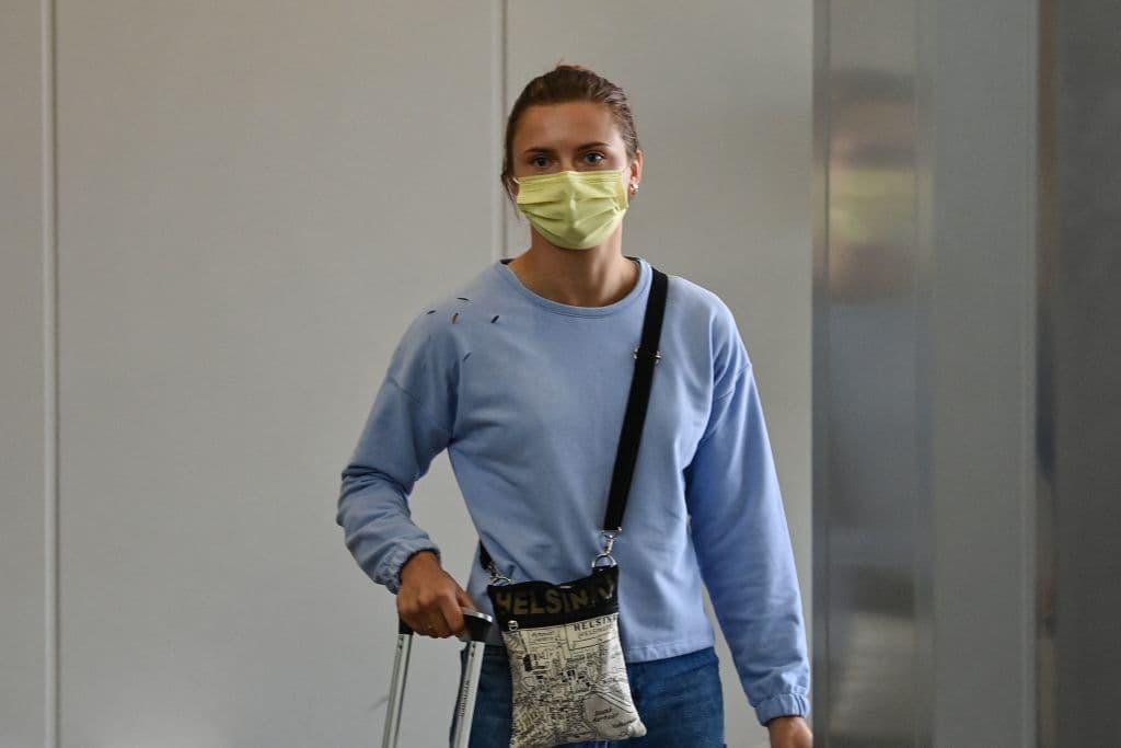 Krystsina Tsimanouskaya viaja a Polonia después de negarse a ser repatriada