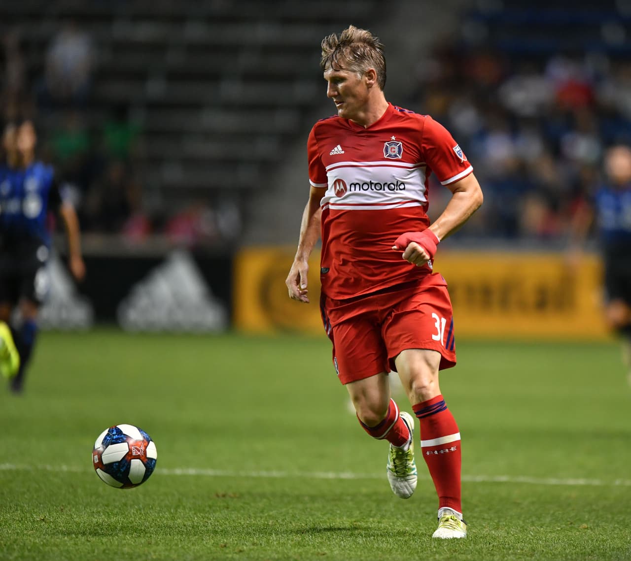 En el cierre del partido, Bastian Schweinsteiger marcó el tanto del triunfo 3-2 de Chicago Fire sobre Montréal Impact.