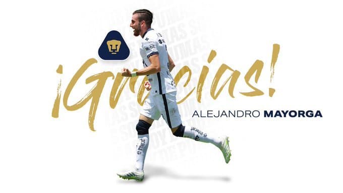 Pumas hace oficial baja de Alejandro Mayorga y vuelve a Chivas