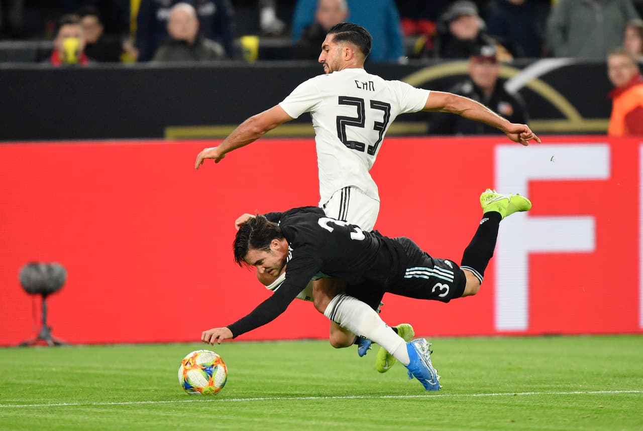 Alemania 2-2 Argentina. Goles de Gnabry y Havertz, por los alemanes; Lucas Alario y Lucas Ocampos, por la Albiceleste.