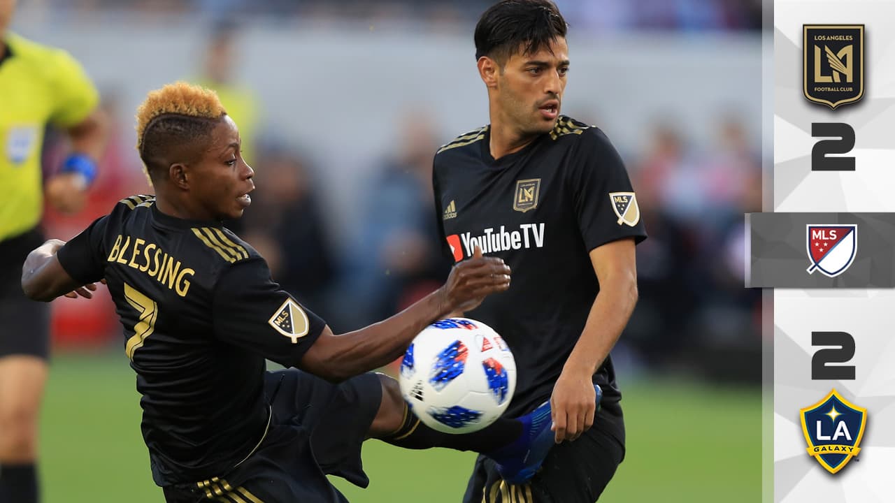 El 'Tráfico' de Los Ángeles, LAFC vs. La Galaxy desde el Banc of California Stadium.