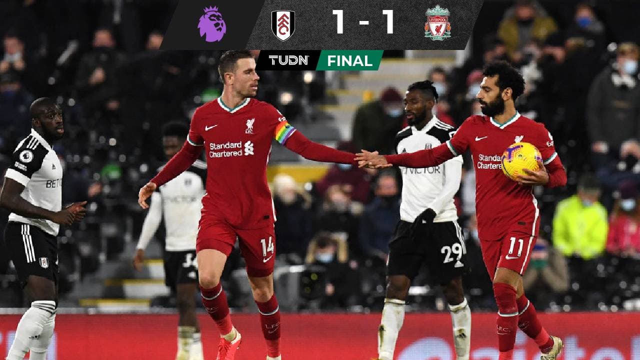 Liverpool empató con Fulham y no aprovechó tropiezo del Tottenham