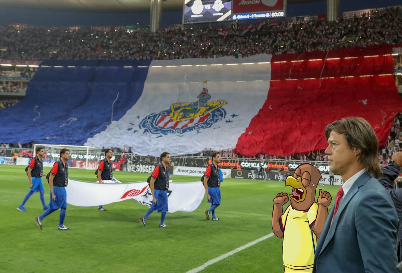 El equipo solo quería que su gente le ayudara a quitar a un intruso en un cuadro espectacular entre Matías Almeyda y la bandera gigante de su afición.