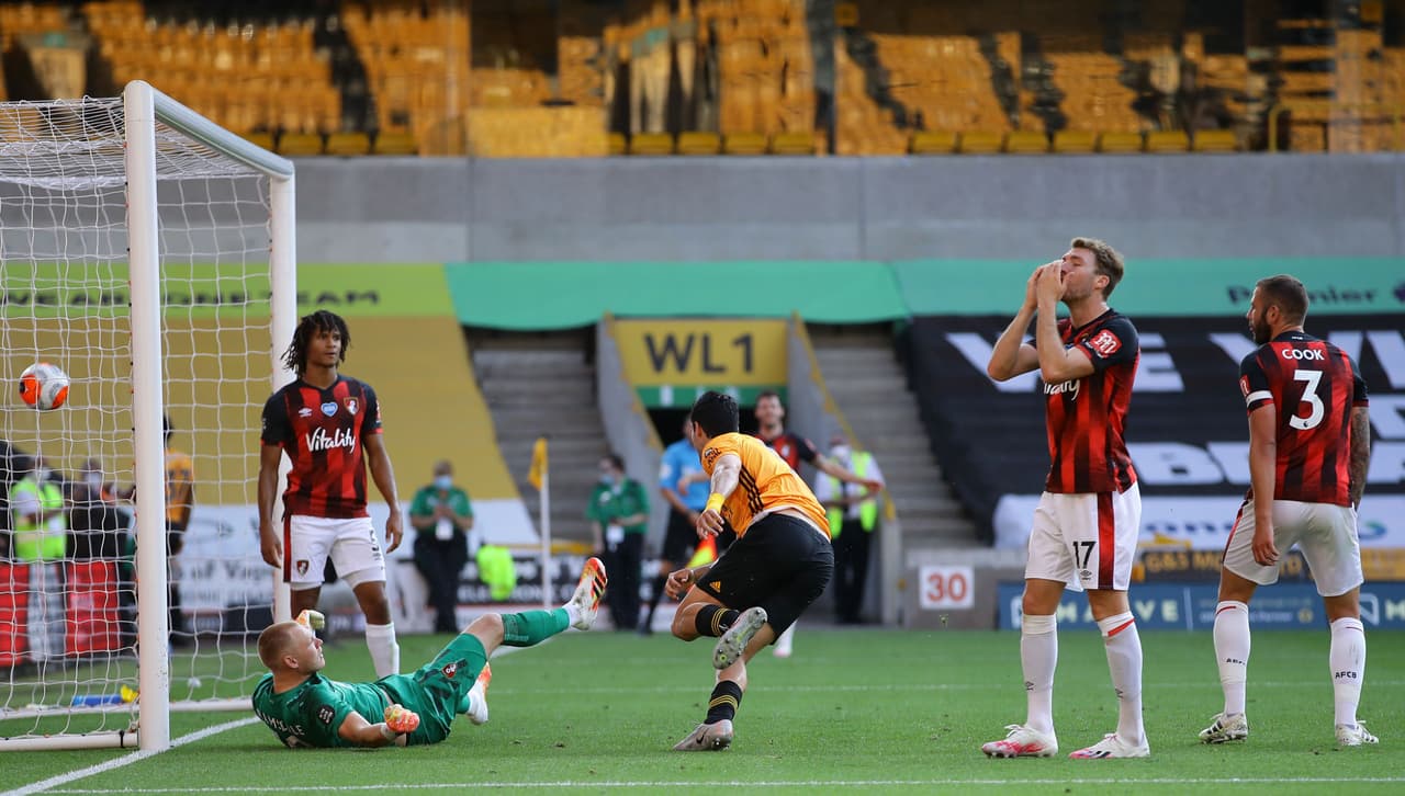 <b>¡Héroe de los Wolves!</b>
<br>Raúl Jiménez fue el héroe del partido tras marcar el gol con el que los Wolves se impusieron 1-0 ante Bournemouth en la Fecha 31 de la Premier League, y con ello, mantienen amplias posibilidades de alcanzar un boleto para competiciones europeas.