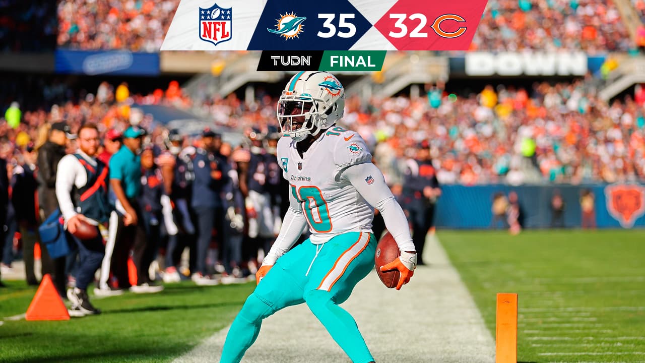 Dolphins permite 250 yardas terrestres y derrota a Bears