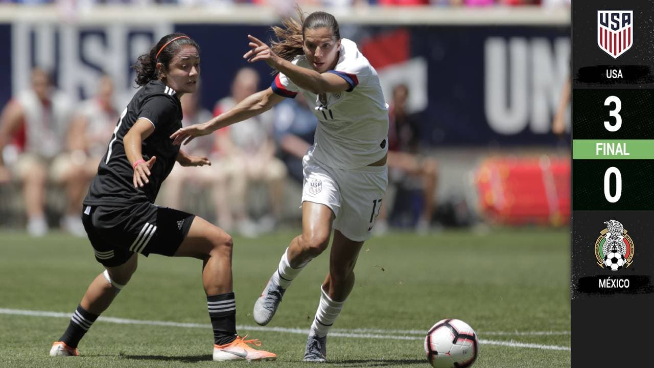¡Ceci Santiago evitó goleada de escándalo! El Team USA femenil derrota al Tri en amistoso