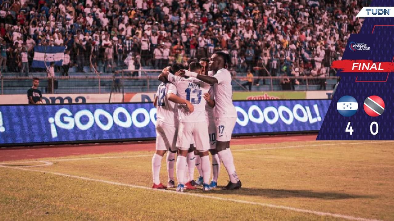Honduras golea y deja fuera a Trinidad y Tobago de la Copa Oro