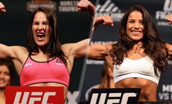 Eye contra Peña en UFC 192 (Foto: Twitter).