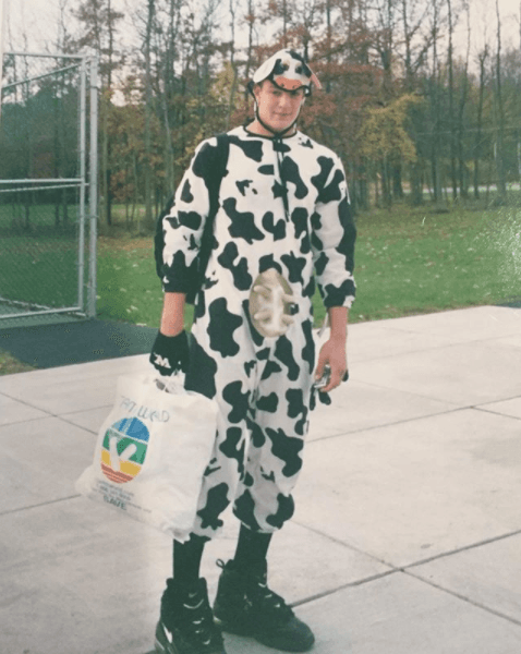 Rob Gronkowski recordó uno de sus tantos disfraces.