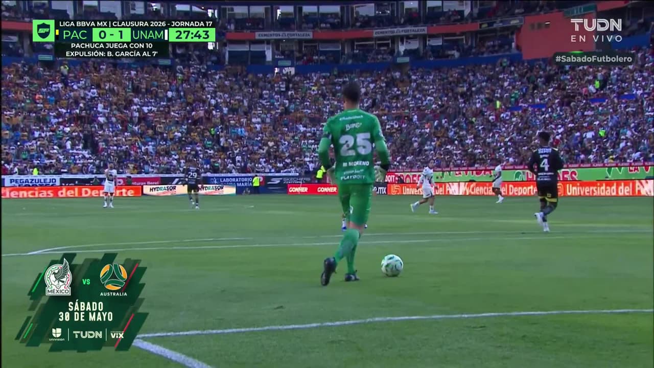 ¡TIRO ATAJADO! disparo por Uriel Antuna.