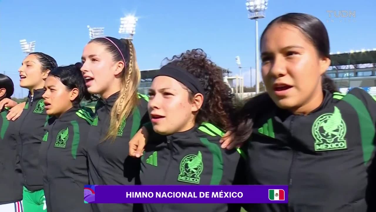 ¡Retumba el himno más hermoso del mundo! Suena el himno nacional mexicano en el Mundial Sub-17 Femenil