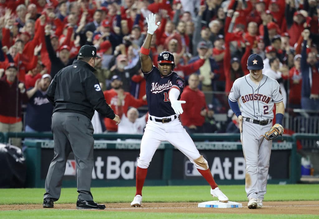 Los astros ganan 4-1 y le meten presión a los Washington Nationals.