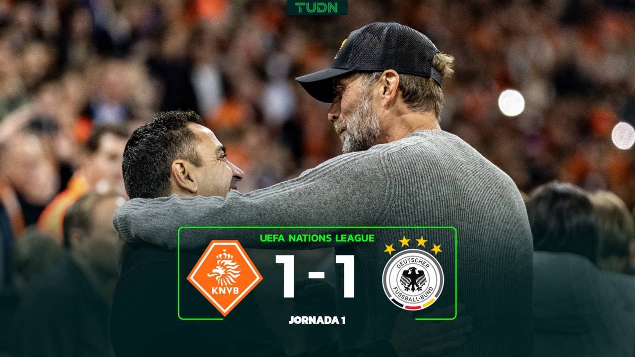 Resumen | Países Bajos vs. Alemania: Xavi y Klopp debutan con empate