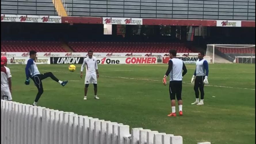 Ahí está, el tiburón, el tiburón... hubo entrenamiento de Veracruz