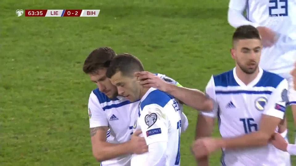 ¡GOOOL! Armin Hodzic anota para Bosnia and Herzegovina