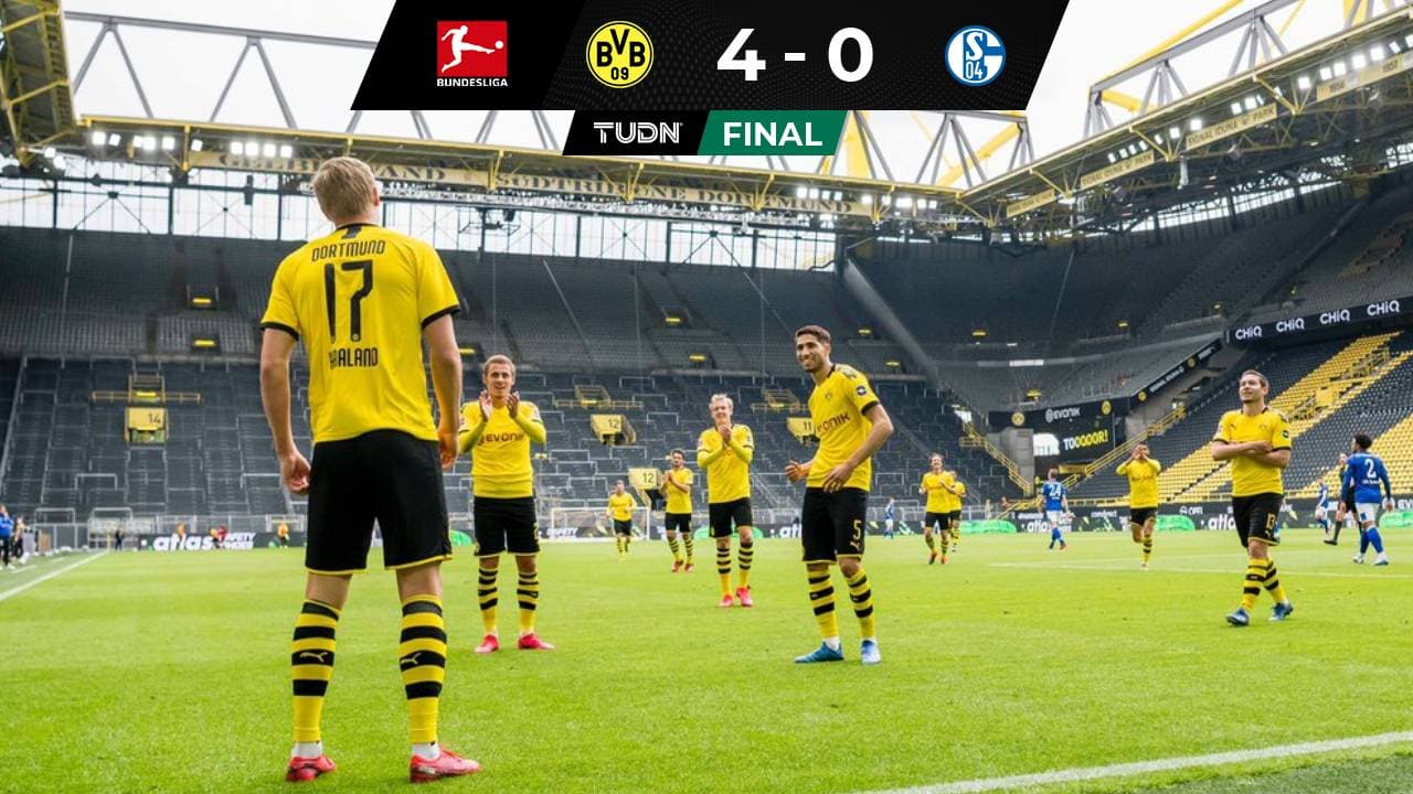¡Haaland sigue intacto! Goleada del Borussia sobre el Schalke