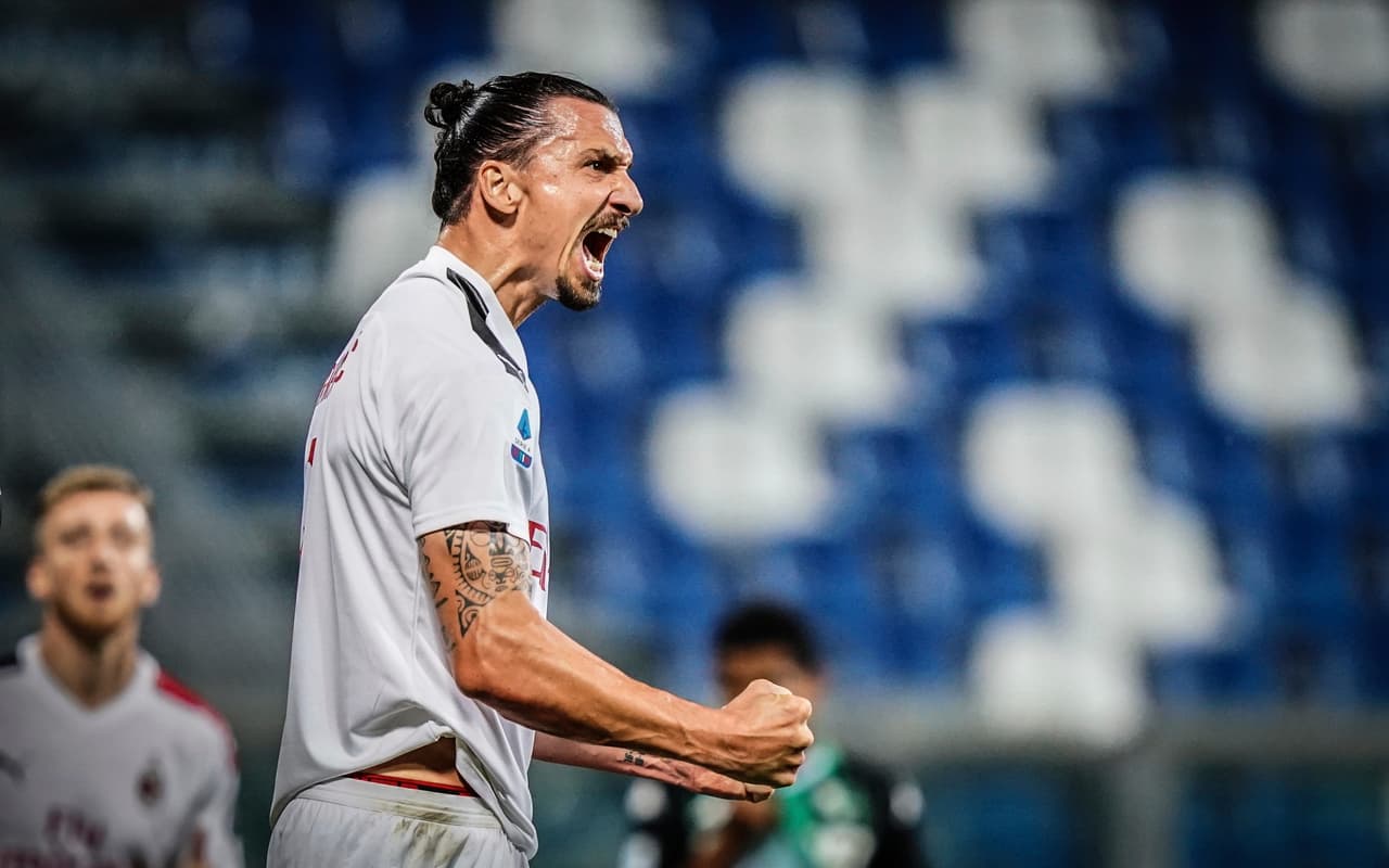 Con doblete Zlatan, el Milán gana y se separa a 11 puntos del Sassuolo qye estaba en búsqueda de puestos en Europa League.