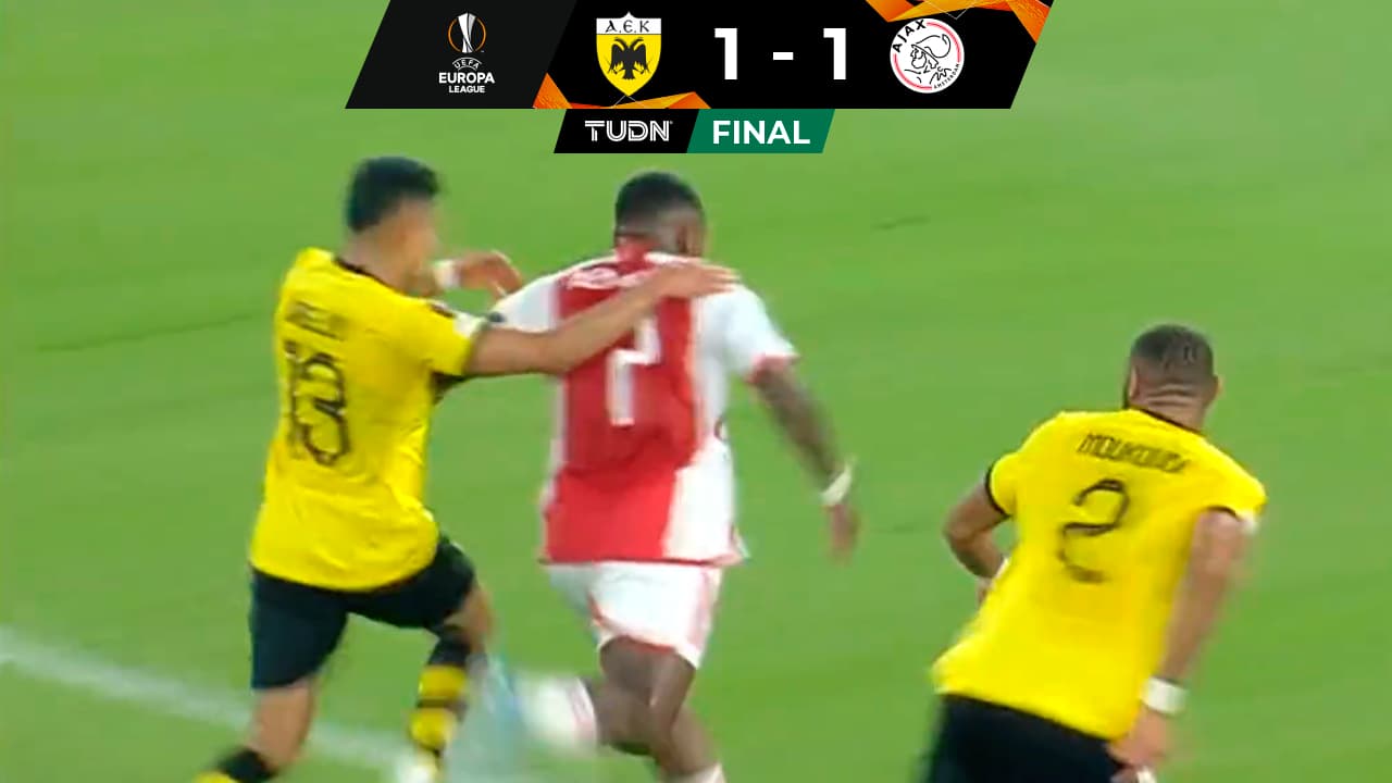 AEK evita derrota que iba a provocar Orbelín Pineda en Europa League