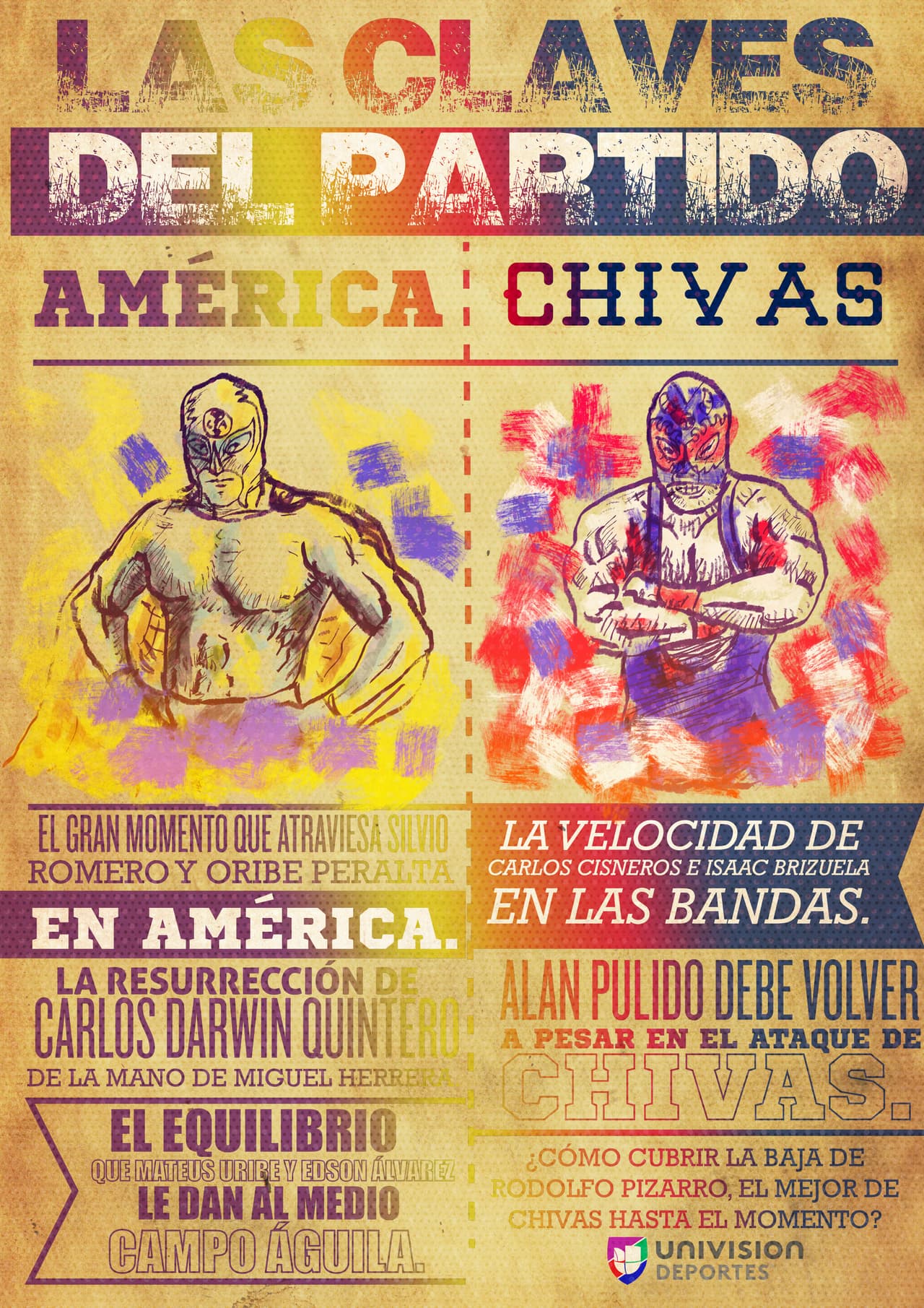 Los detalles de los que se tendrán que cuidar cada uno de estos equipos sobre su rival.