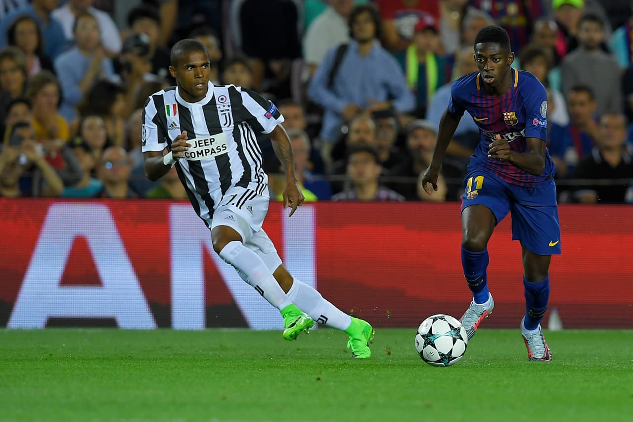 El francés Dembélé tuvo algunos destellos de su talento en el comienzo del juego, aunque todavía con mucha timidez.