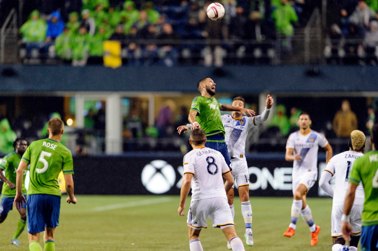 Decepción en los jugadores de LA Galaxy.