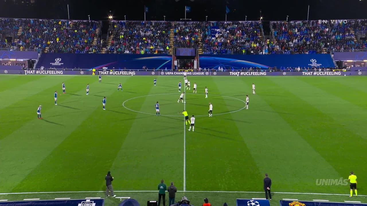 ¡Inicia el partido! Como 1907 vs Manchester United, de la UEFA Champions League