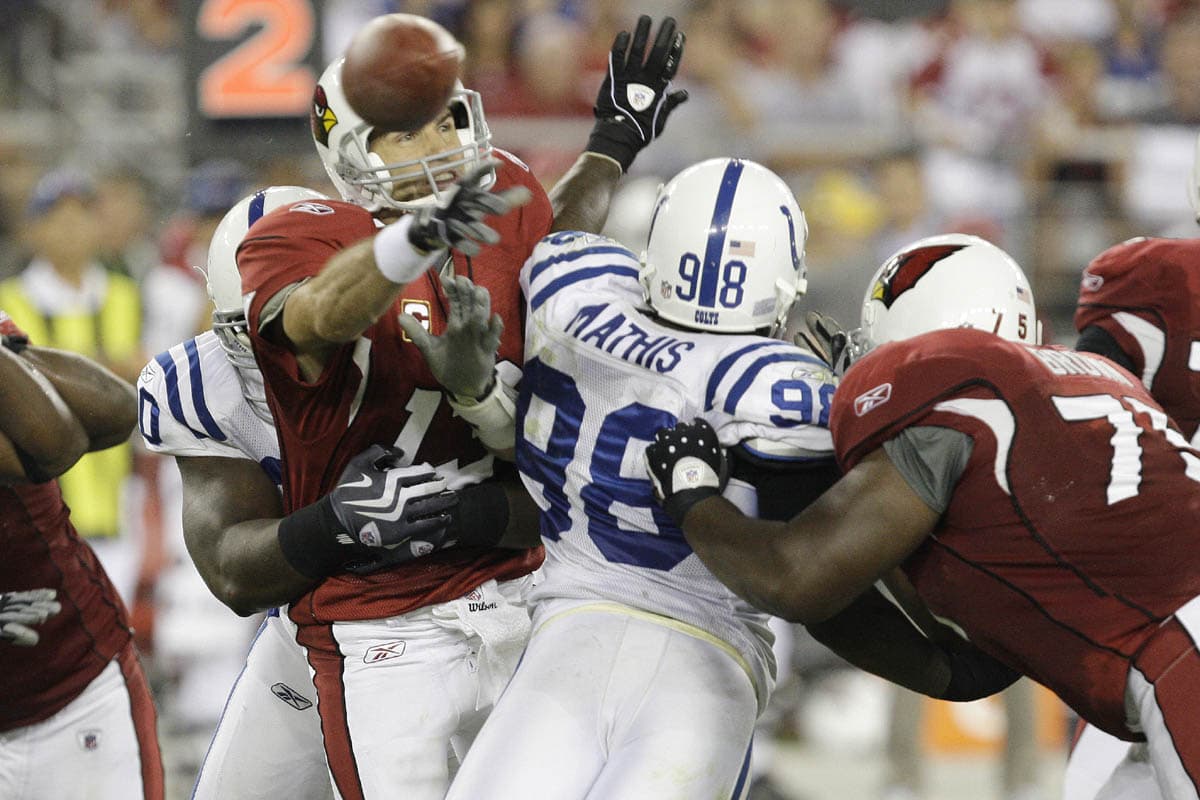 Ala defensiva: Robert Mathis, Indianapolis Colts (AP-NFL).