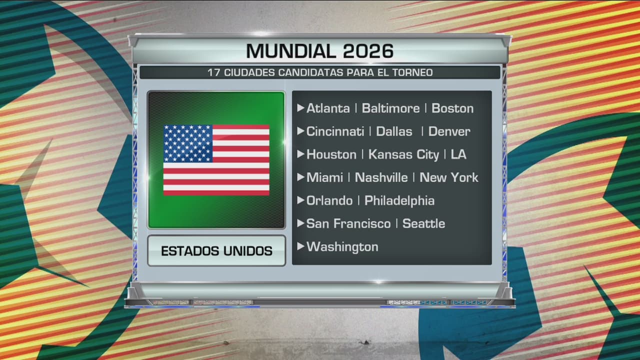 Éstas serán las sedes confirmadas de México para el Mundial del 2026