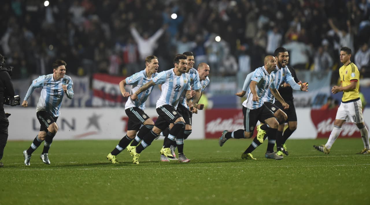 Argentina vence a Colombia en Copa América.