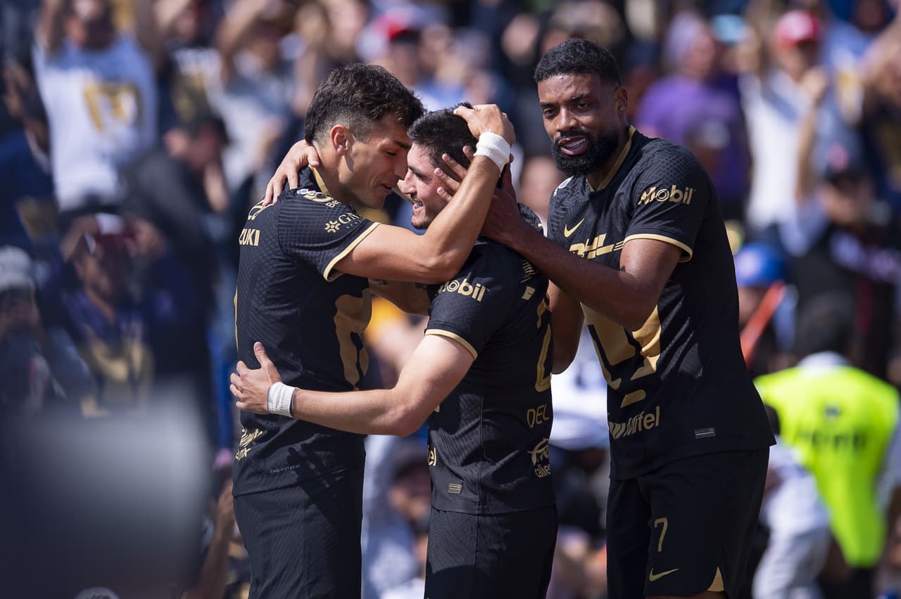 Pumas logró su segundo triunfo del Clausura 2023 con una gran goleada ante León por 4-1, con doblete incluido de Juan Dinenno por la Jornada 3 de la Liga MX.