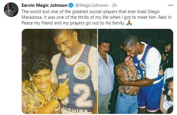 Los íconos del deporte se despidieron de Diego Armando Maradona en redes sociales.