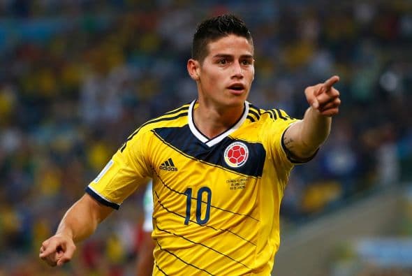 La contratación del colombiano James Rodríguez se coloca como la tercera más cara del Real Madrid con un valor de 80 millones de euros.