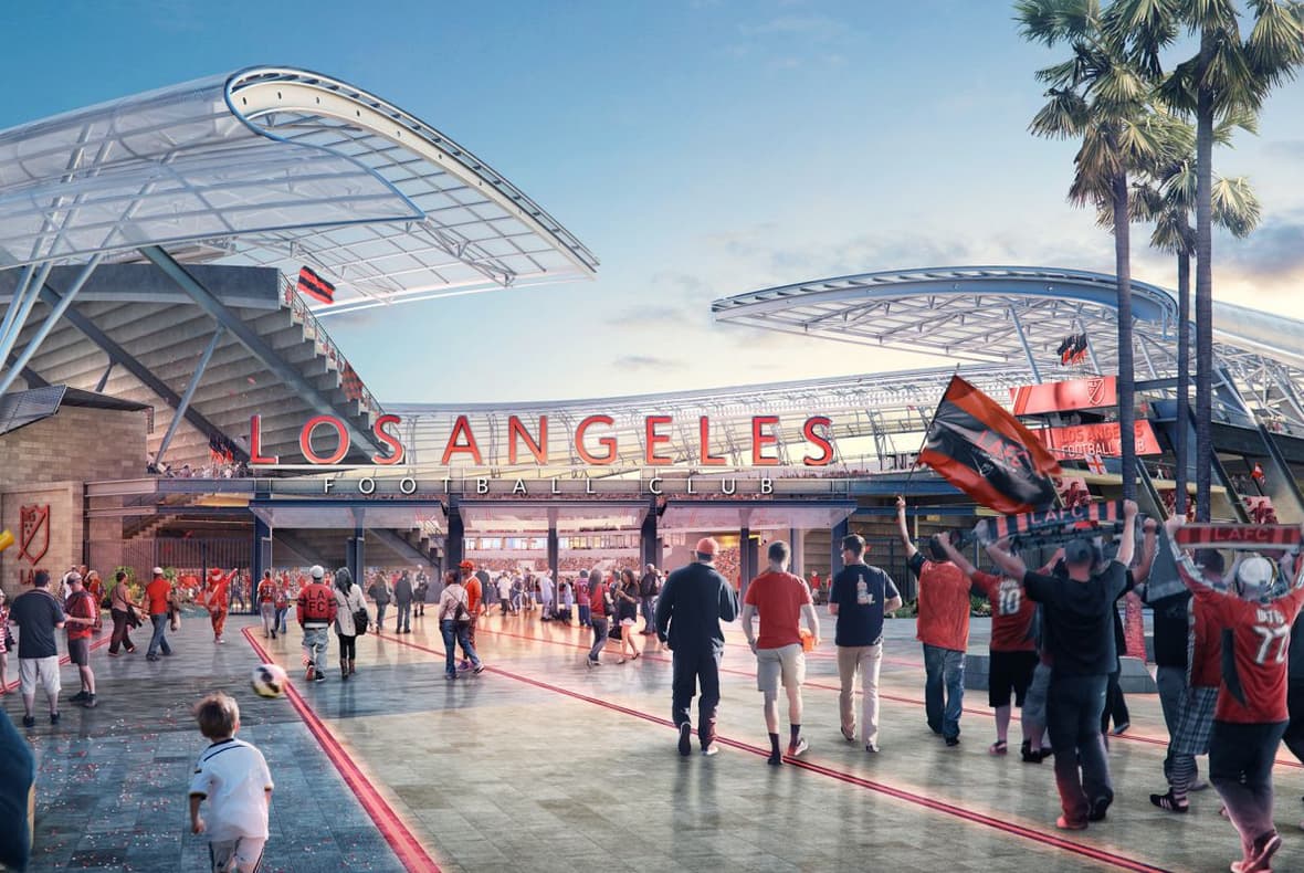 LAFC anuncia planes para la construcción de un estadio de fútbol en el sur de Los Ángeles