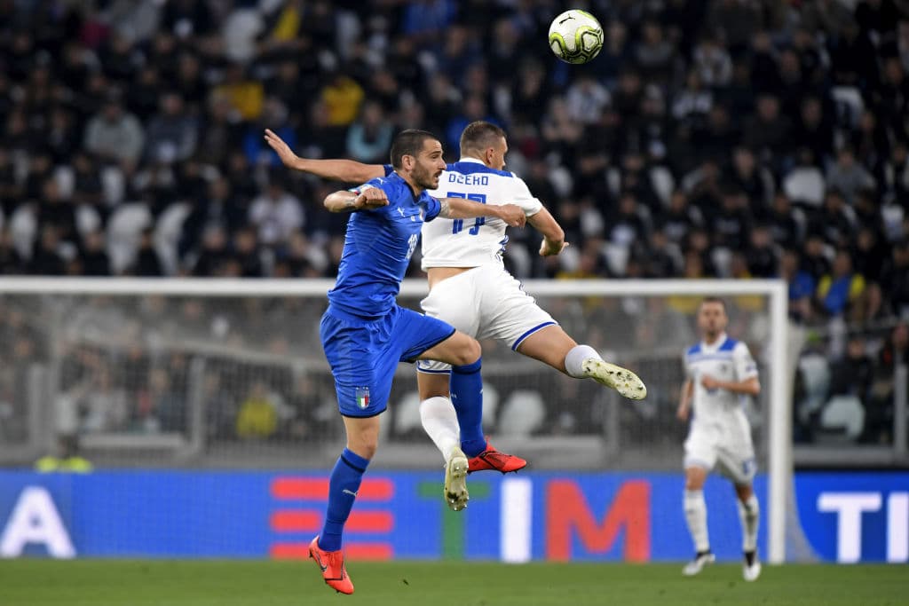 Italnia se consolida como el líder del Grupo J con 12 unidades de 12 posibles tras cuatro partidos, en tanto que los bosnios suman 4 unidades al momento.