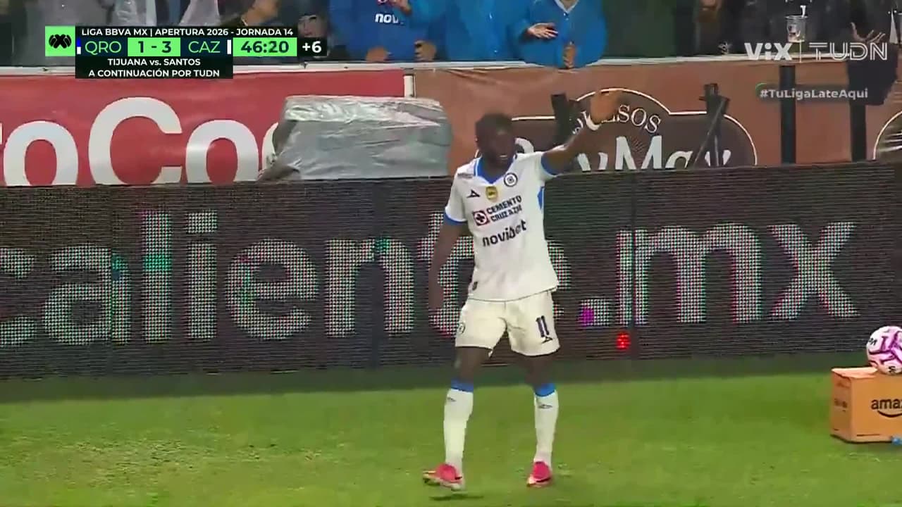 ¡Pita la Máquina en Querétaro! Ebere dice presente para el tercero de Cruz Azul