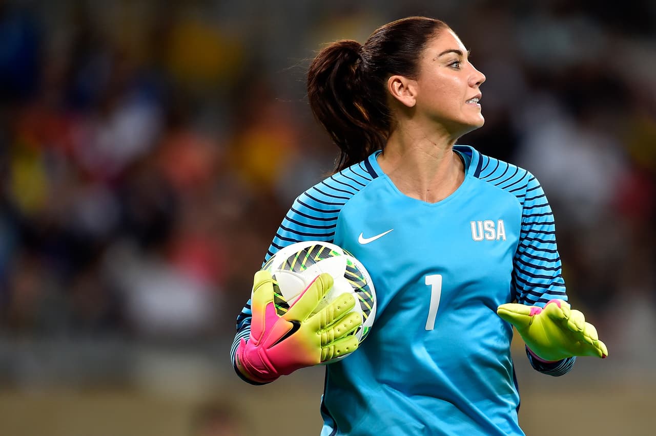 Hope Solo es ex portera de Team USA y dos veces medalla de oro olímpico.