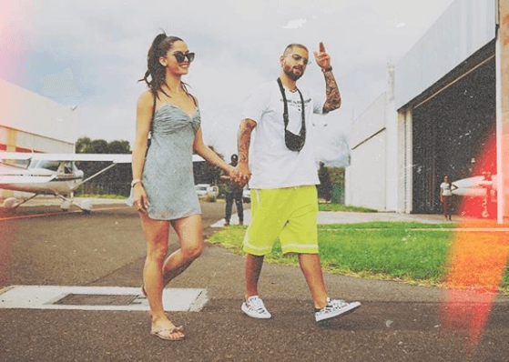 Se mostraban muy contentos con su relación.