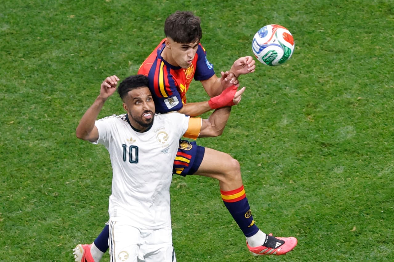 Las mejores imágenes del encuentro entre España y Arabia Saudita en su segundo juego del Mundial