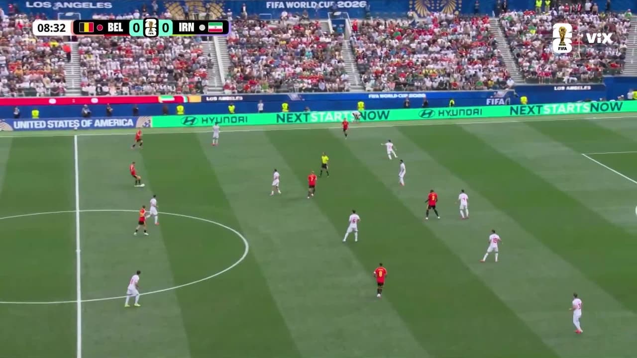 ¡Muralla iraní! El arquero evita el gol de Bélgica en dos tiempos