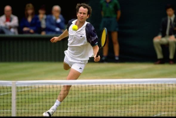 John McEnroe es uno de los tenistas legendarios en Estados Unidos.